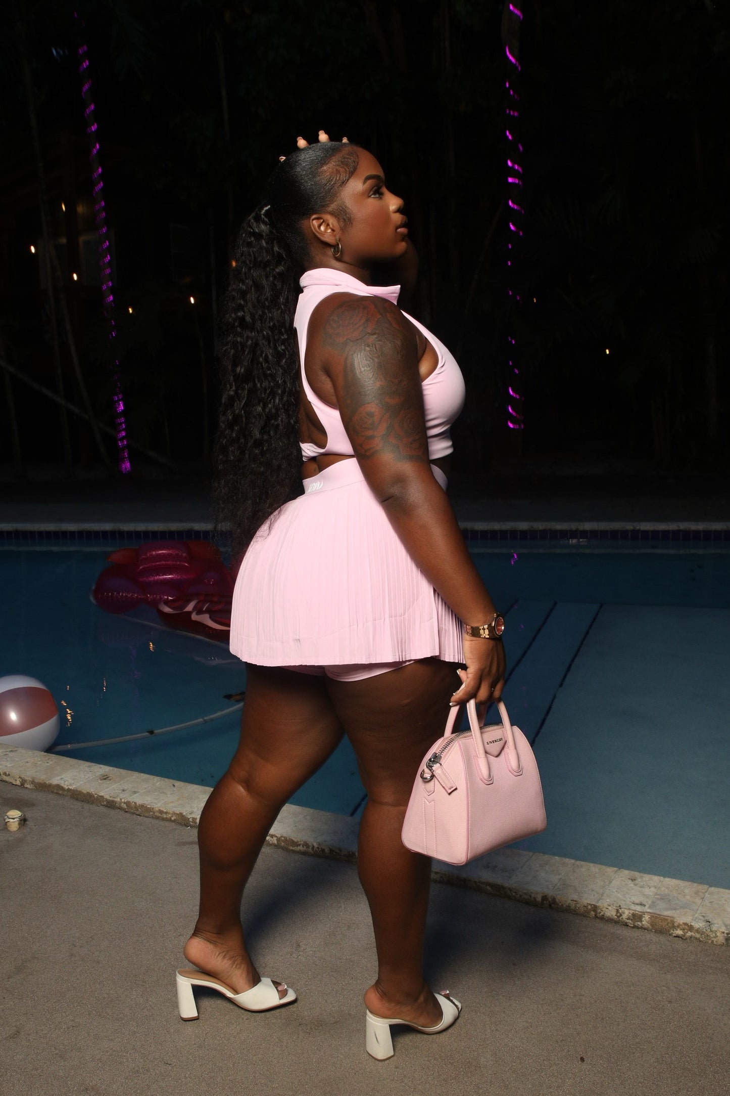 Pink Serve Set